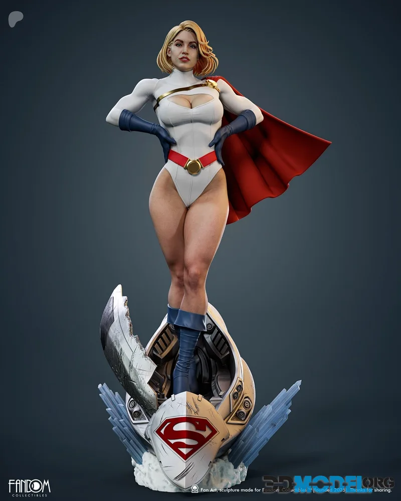 Fandom Collectibles - PowerGirl – Printable