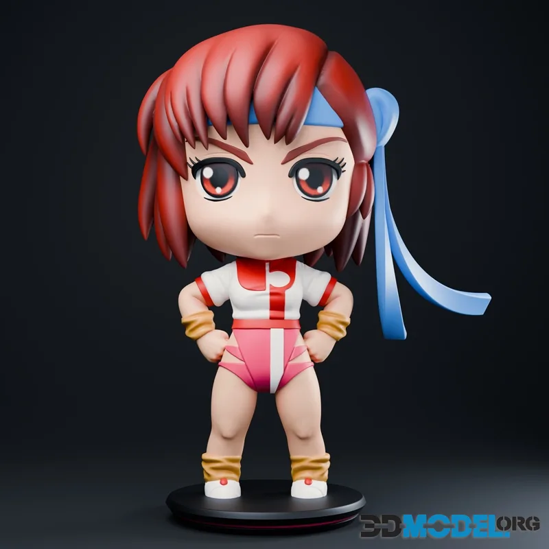 Chibi Land Figures - Noriko - Gunbuster (Top wo Nerae) - Chibi – Printable