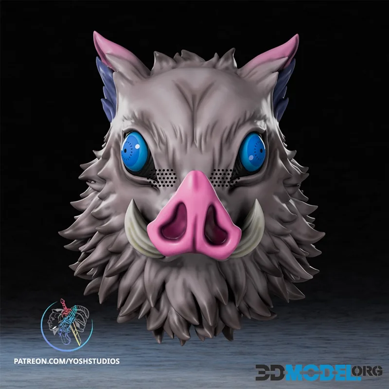 Yosh Studios - Inosuke Helmet – Printable
