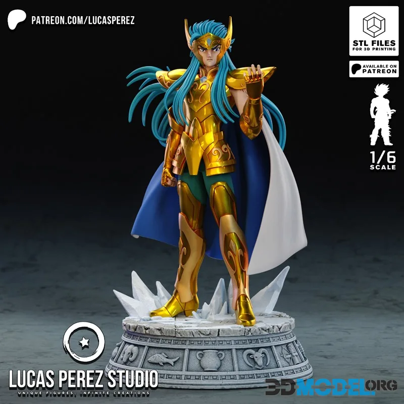 Lucas Perez - Camus of Aquarius Camus - Saint Seiya – Printable