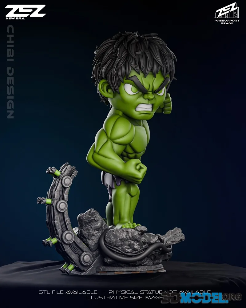 ZEZ Studio - Hulk Chibi – Printable