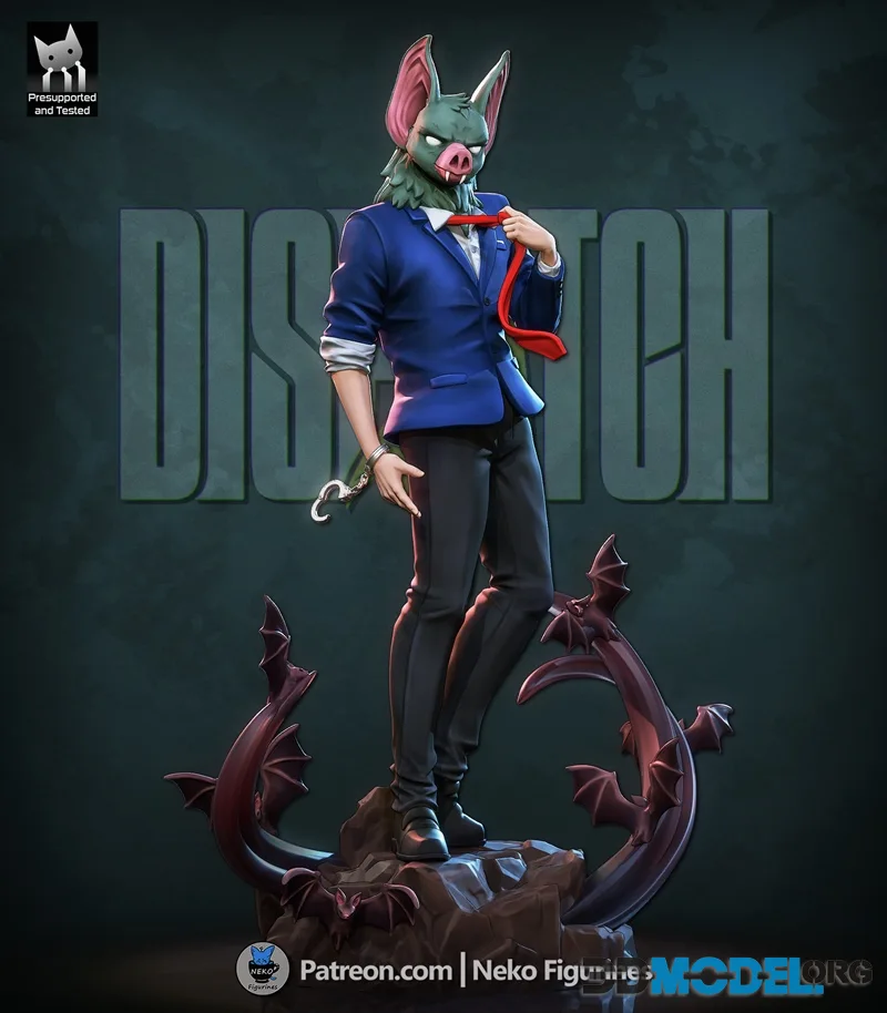 Neko Figurines - Sonar (Dispatch) – Printable