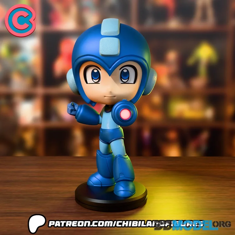 Chibi Land Figures - Megaman - Chibi – Printable