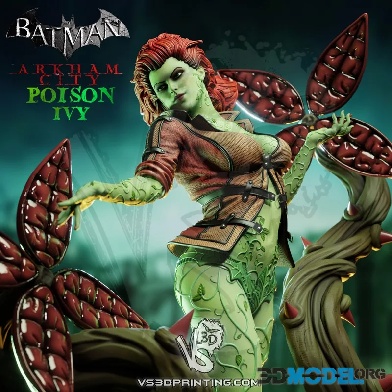 VS3D - Poison Ivy Arkham City Renders – Printable