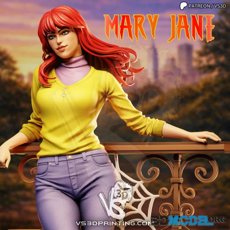VS3D - Mary Jane TAS Renders – Printable
