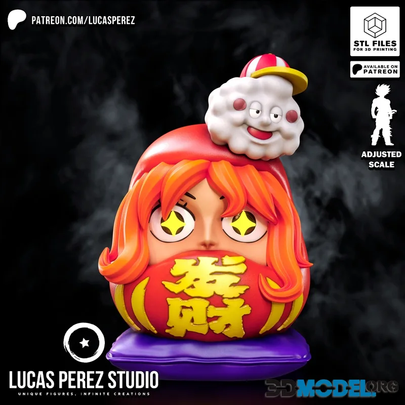 Lucas Perez - Nami Daruma - One Piece – Printable