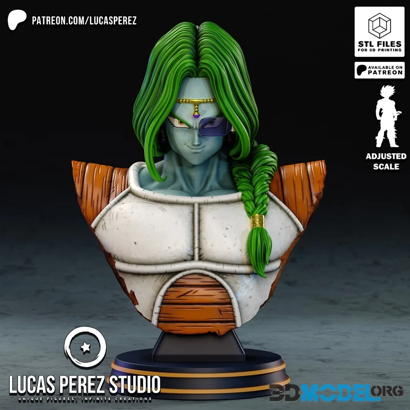 Lucas Perez - Zarbon Bust - Frieza Force – Printable