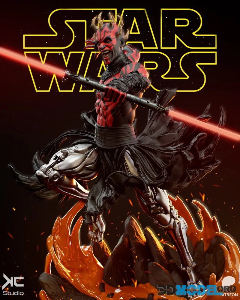 KcStudio - Darth Maul - Star Wars Fanart – Printable
