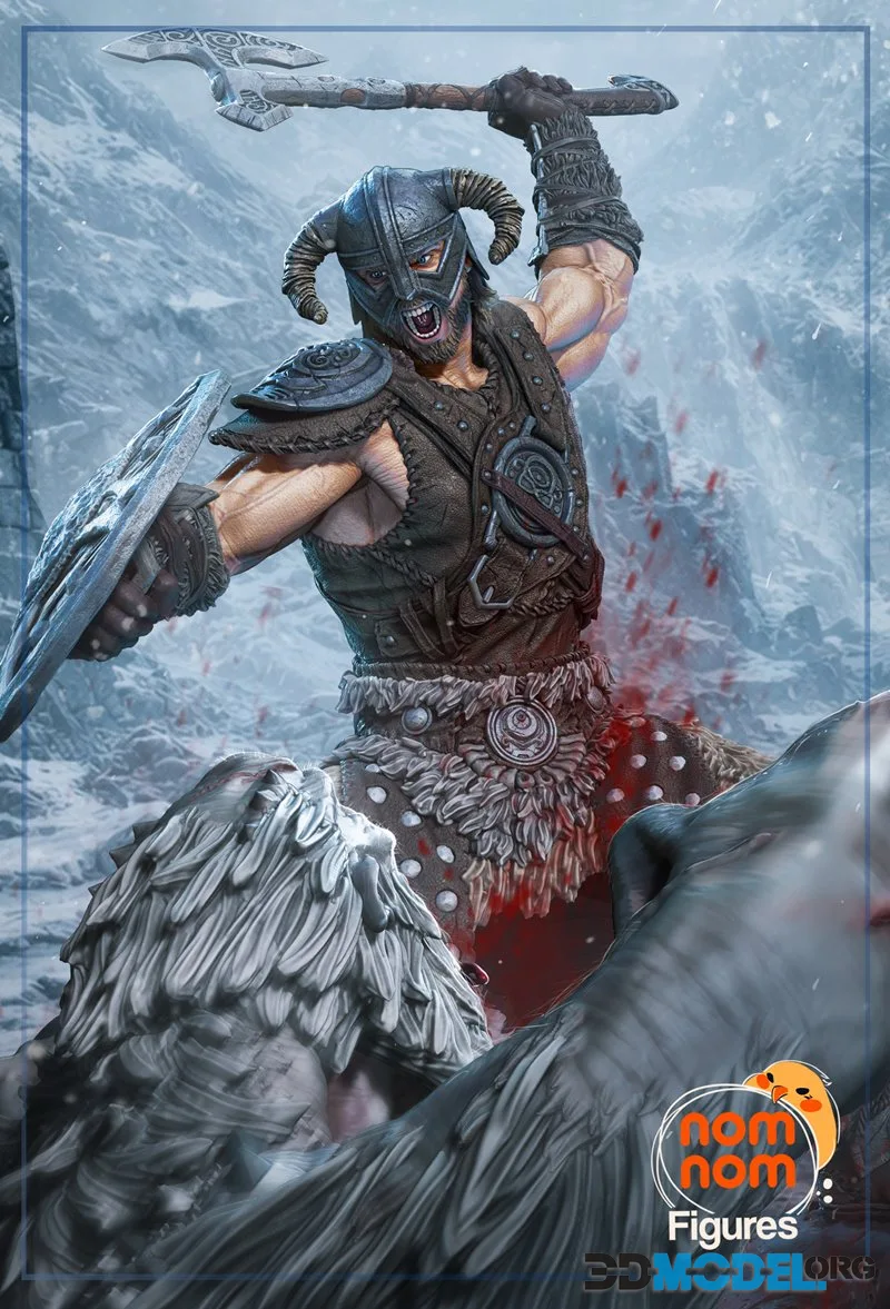 Nomnom Figures - Dragonborn - Skyrim – Printable