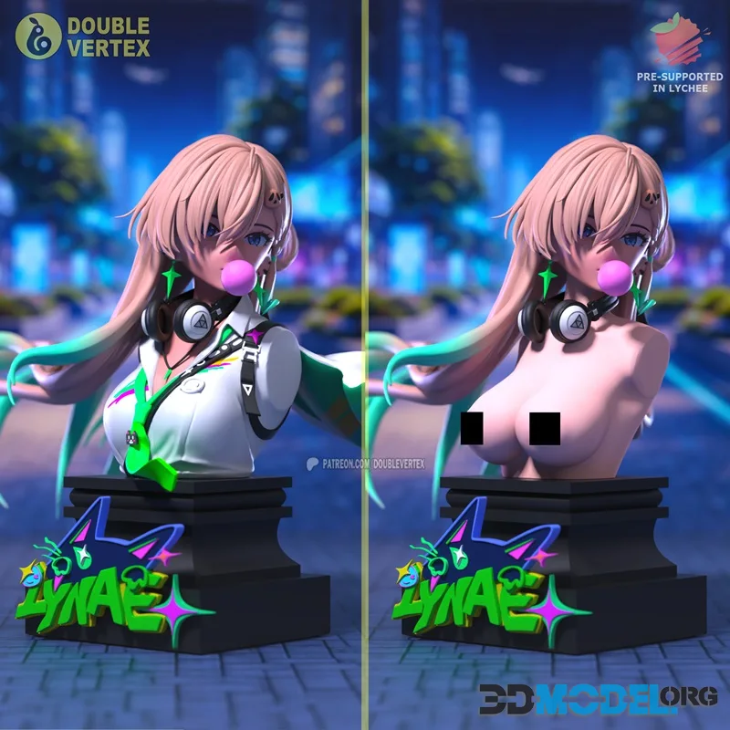 Double Vertex - Lynae - Wuthering Waves Bust – Printable