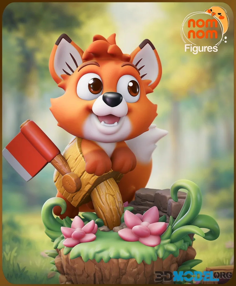 Nomnom Figures - Chibi Tod - The Fox and the Hound – Printable