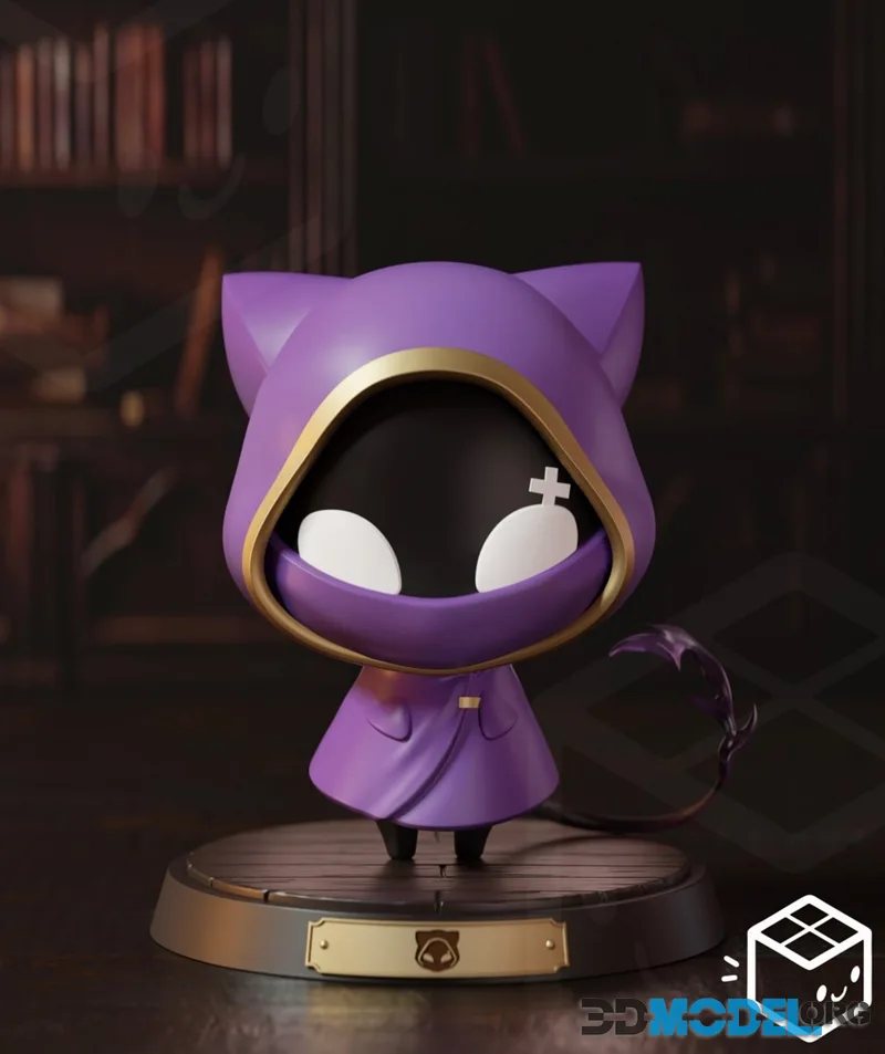 Cute Guildie Mage - Shoto Vtuber Companion – Printable