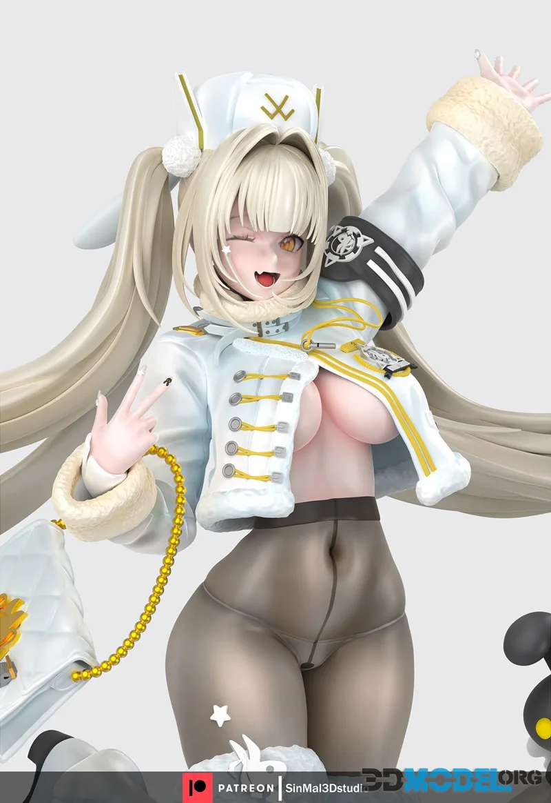 Sin3Dstudio - NIKKE - Blanc – Printable