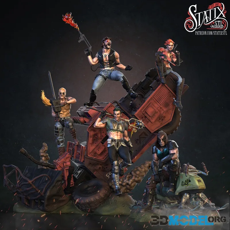 Statix - Thunder Machine Diorama – Printable