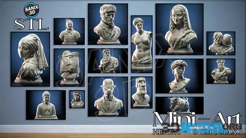 Sanix - Mini-Art - February Collection 2026 - Set of 15 Model – Printable