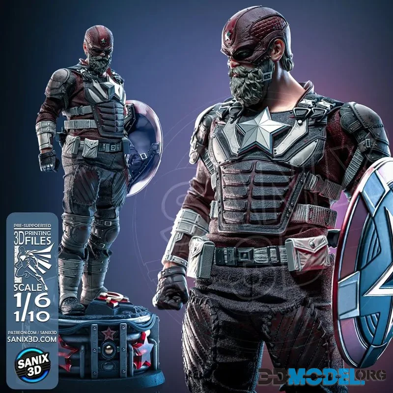 Sanix - Red Guardian – Printable