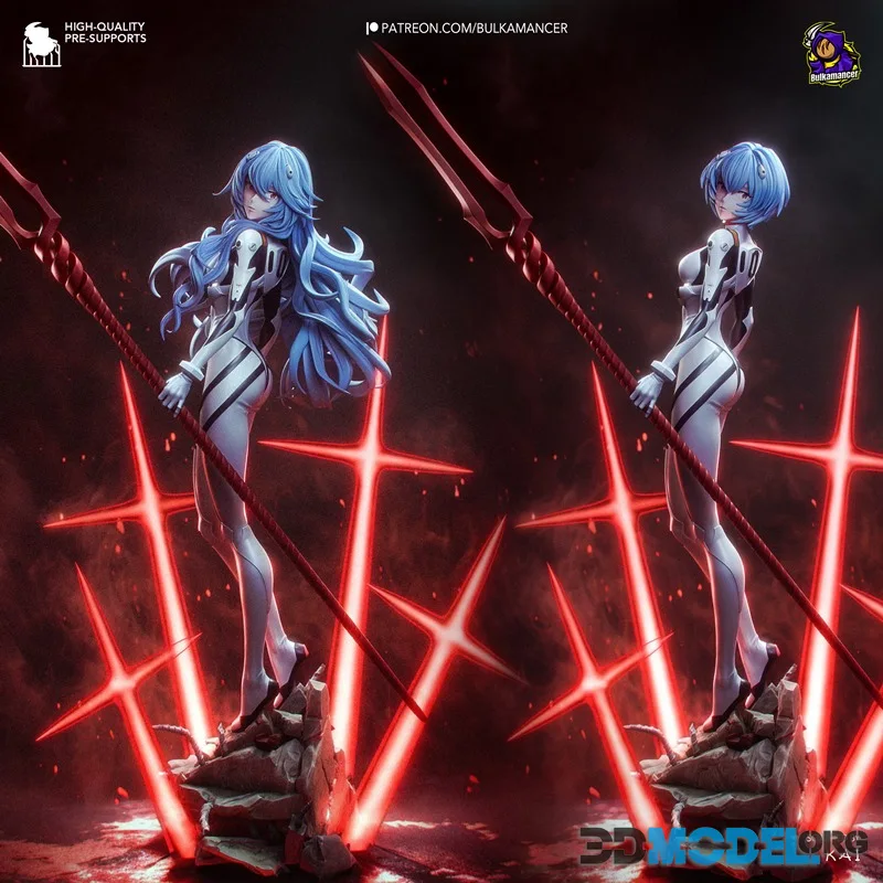 Bulkamancer Sculpts - Ayanami Rei (Neon Genesis Evangelion) – Printable