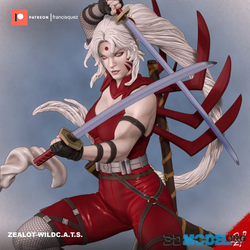 Francis Quez - Zealot (WILD C.A.T.S.) – Printable