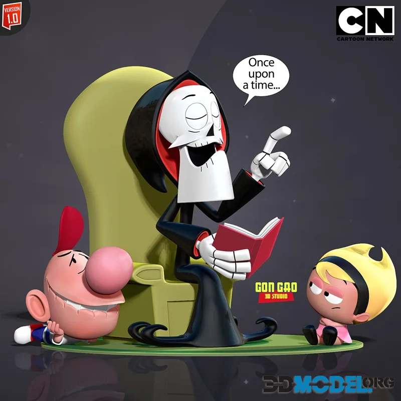 Grim, Mandy and Billy – Printable