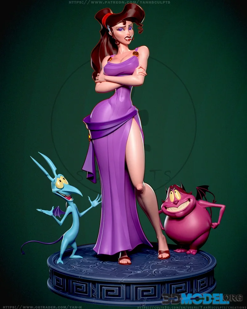 Yan-H - Hercules - Meg – Printable