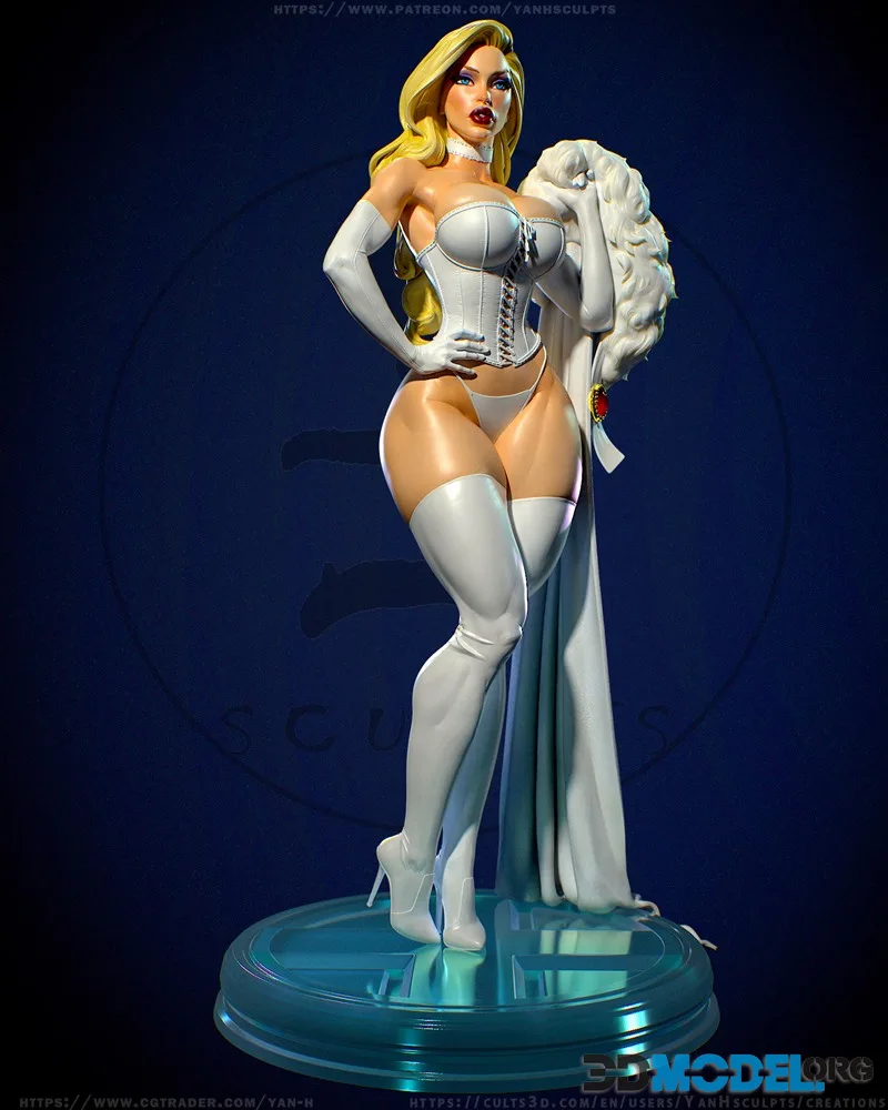 Yan-H - Marvel - Emma Frost – Printable