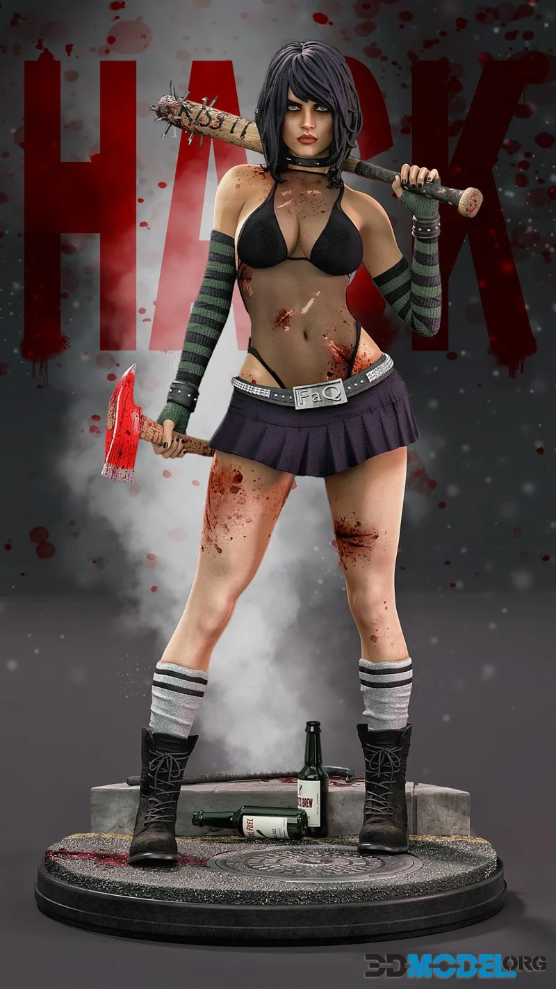MCM3D - Kass is Hacked - Comic Book Horror – Printable