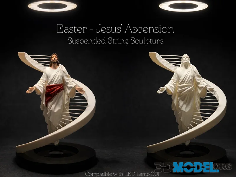 Easter - Jesus’ Resurrection Suspended String Art – Printable