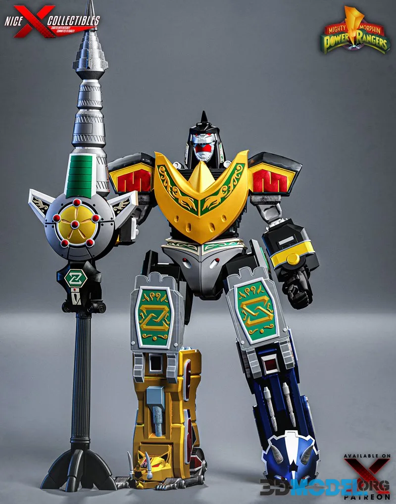 Nice X Collectibles - Mega DragonZord – Printable