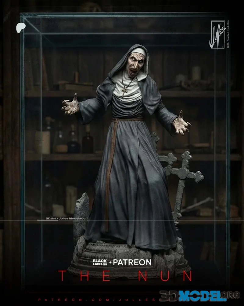 Julles Modelado - The Nun Print ok – Printable