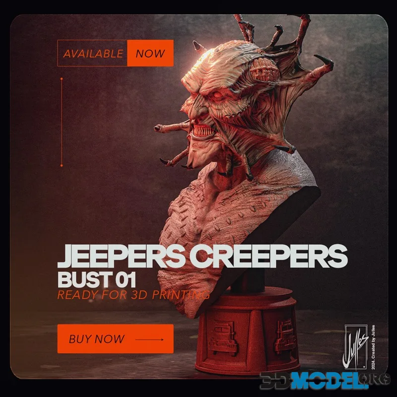 Julles Modelado - Jeepers Creepers Bust 01 – Printable