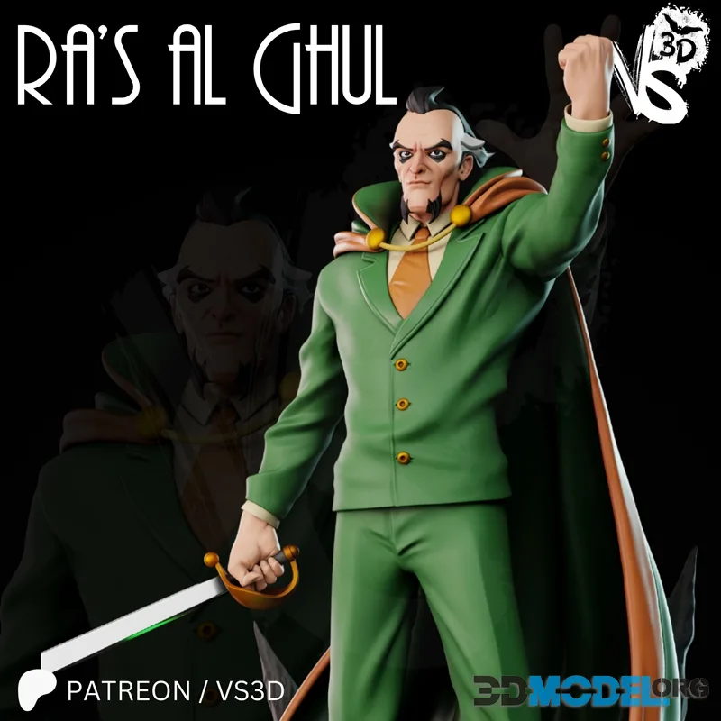 VS3D - Ra's al Ghul TAS – Printable
