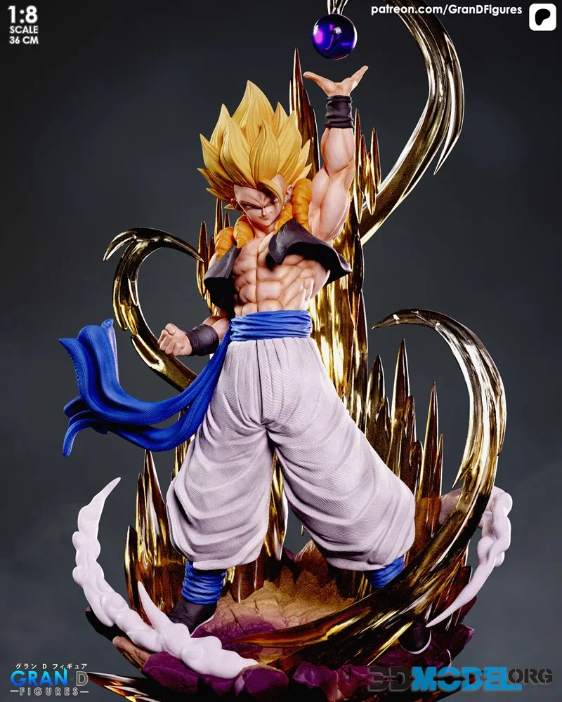 Gran D. Figures - Gogeta - Dragon Ball Z – Printable