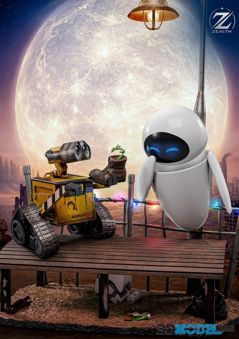 Zenith Studios - Wall-E and Eve – Printable