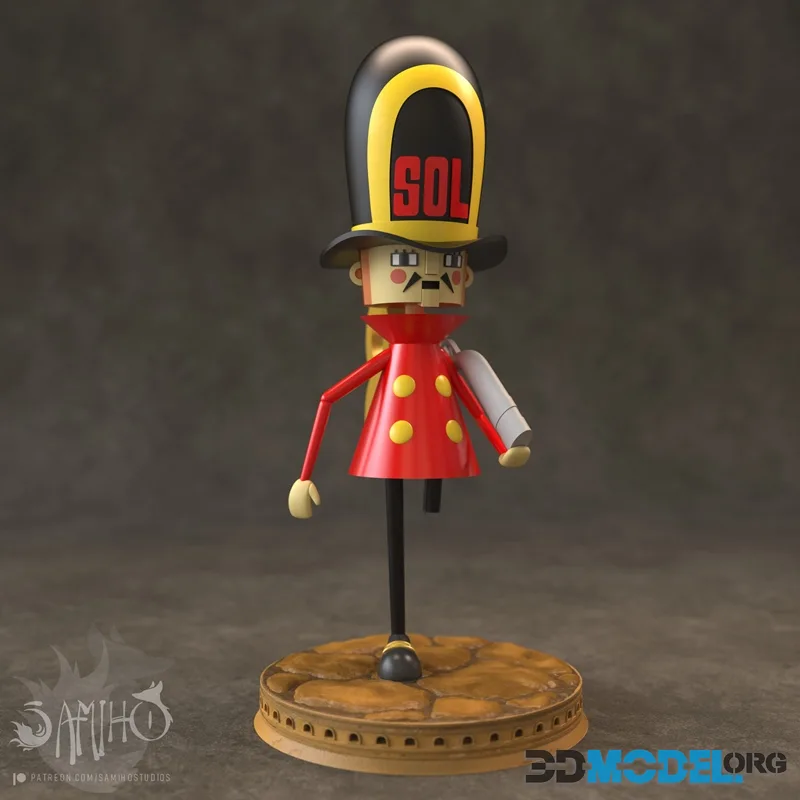 Samiho Studios - Thunder Soldier Idle Version – Printable