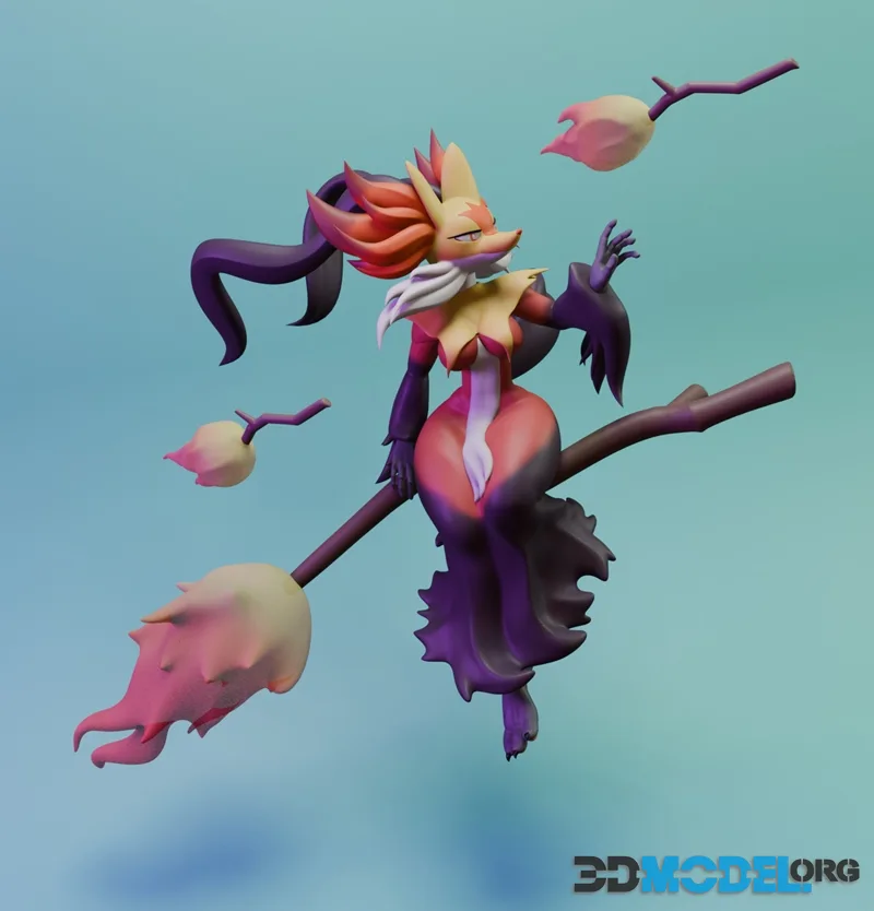 Pokemon - Mega Delphox – Printable