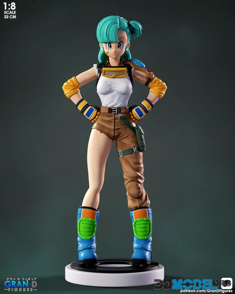 Gran D Figures - Bulma - Dragon Ball – Printable
