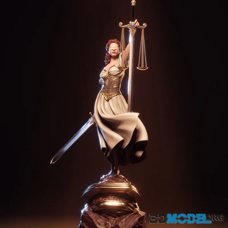 CA 3D Studios - Justice – Printable