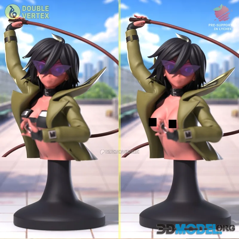 Double Vertex - Nemuri Midnight Kayama Bust – Printable