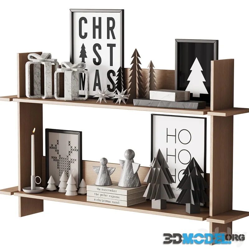 463 happy new year 08 christmas decorative set 01
