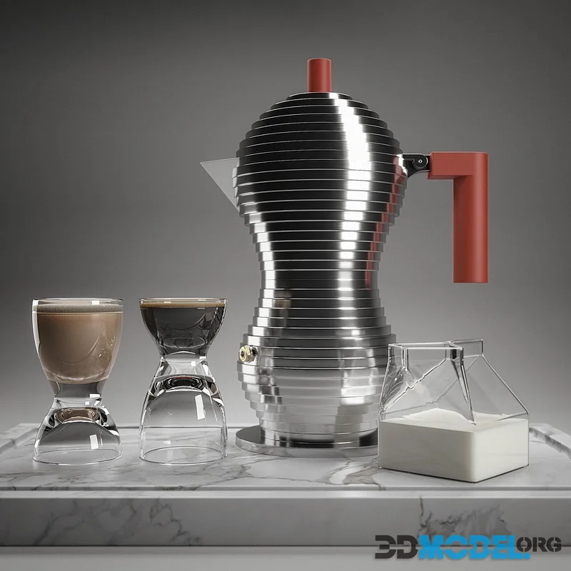 Alessi Pulcina Espresso Set