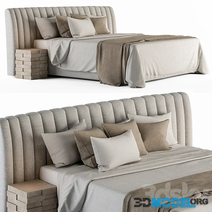 Bed Set 13 – White and Beige