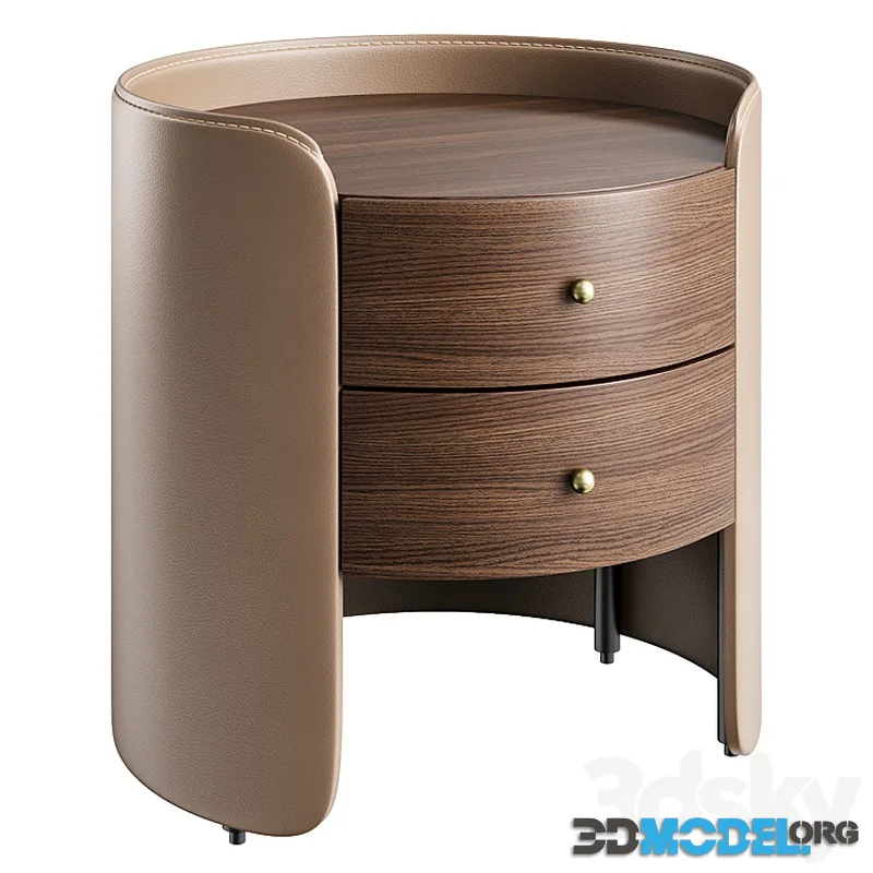 Bedside table Firmo brown