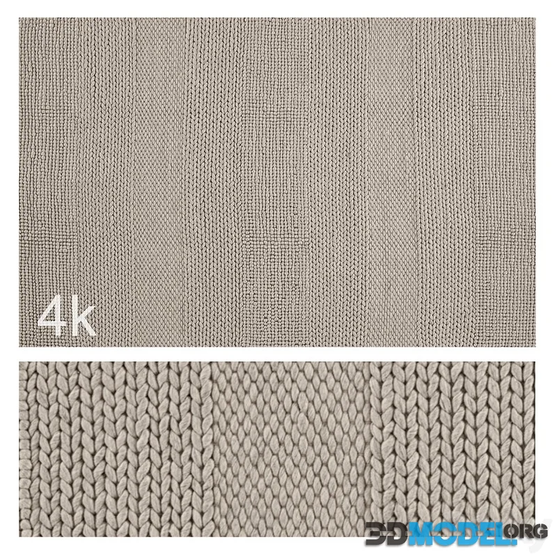 Carpet set 04 - Wool Rug Beads - 2 types  4K