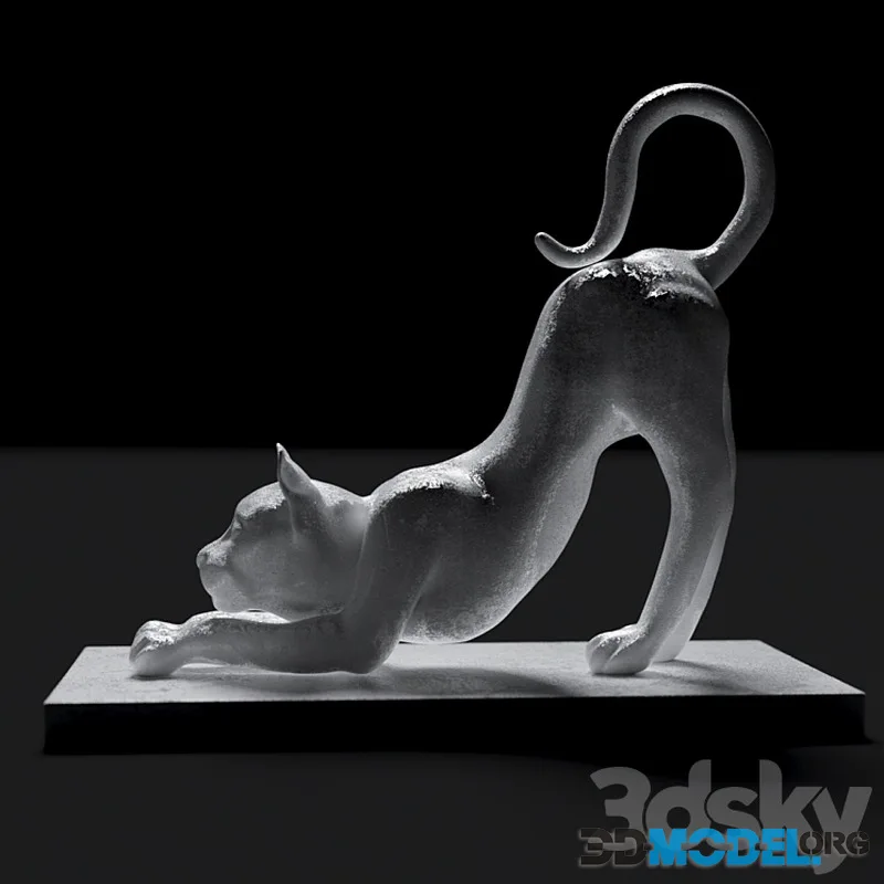 Cat statuette