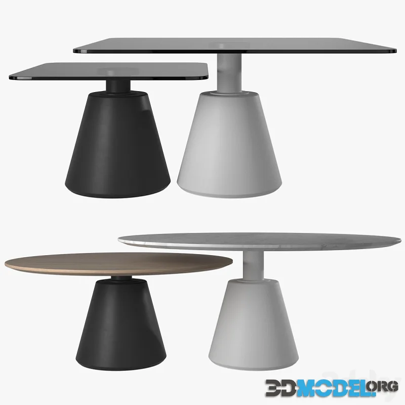 Coffee table Madrid (BoConcept, 4 pieces)