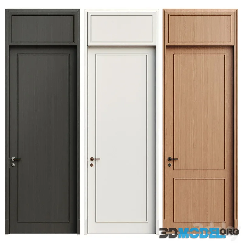 concealed wooden door - Interior door 193 - classic door