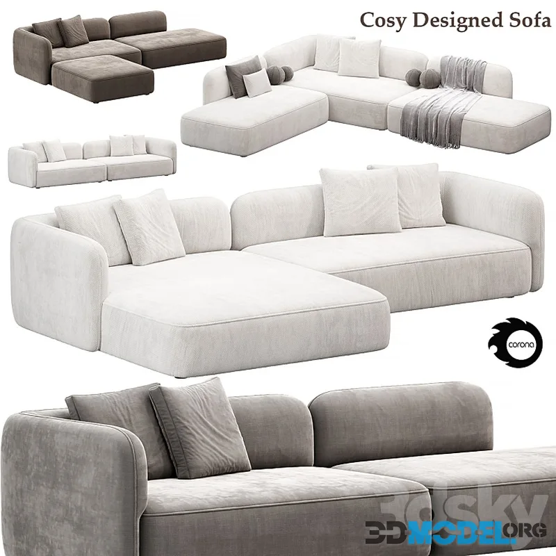 Cozy Sofa Designed by Francesco Rota