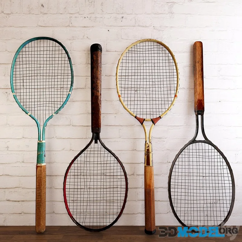 Dayton 1920s Metal Tennis Rackets