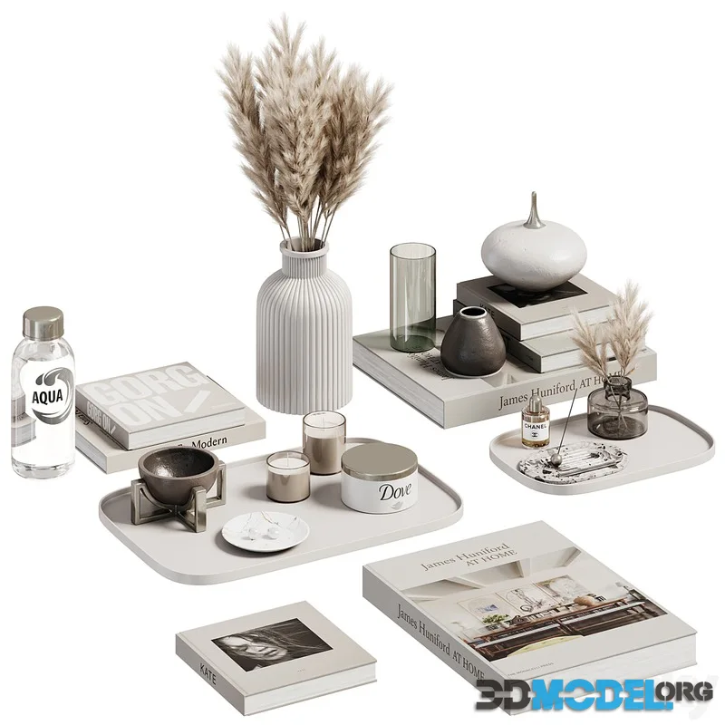 Decorative set 04 with Aqua