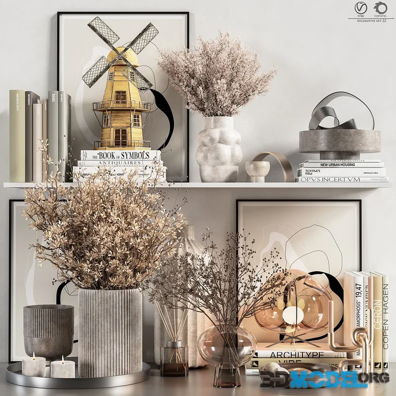 decorative_set_22 with mill